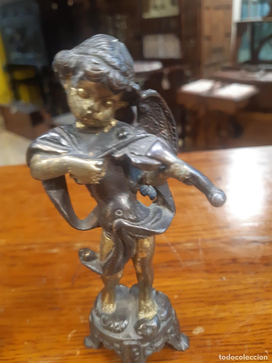 Antig&uuml;edades: ANGELITOS PEQUE&Ntilde;OS DE BRONCE. - Foto 4