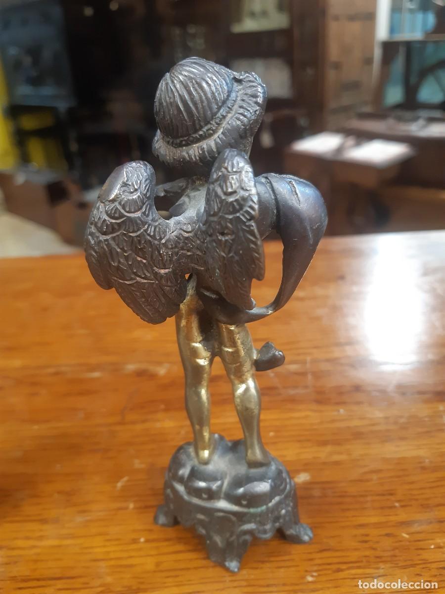 Antig&uuml;edades: ANGELITOS PEQUE&Ntilde;OS DE BRONCE. - Foto 5