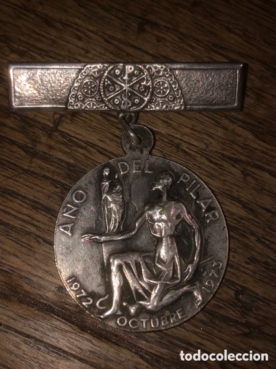 Antig&uuml;edades: Medalla a&ntilde;o del pilar (1972/1973) - Foto 1