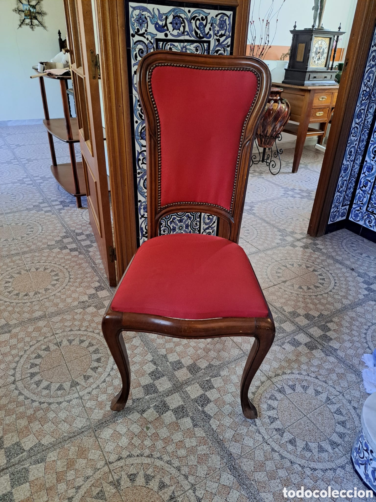 Antig&uuml;edades: Mesa escritorio antigua - Foto 7