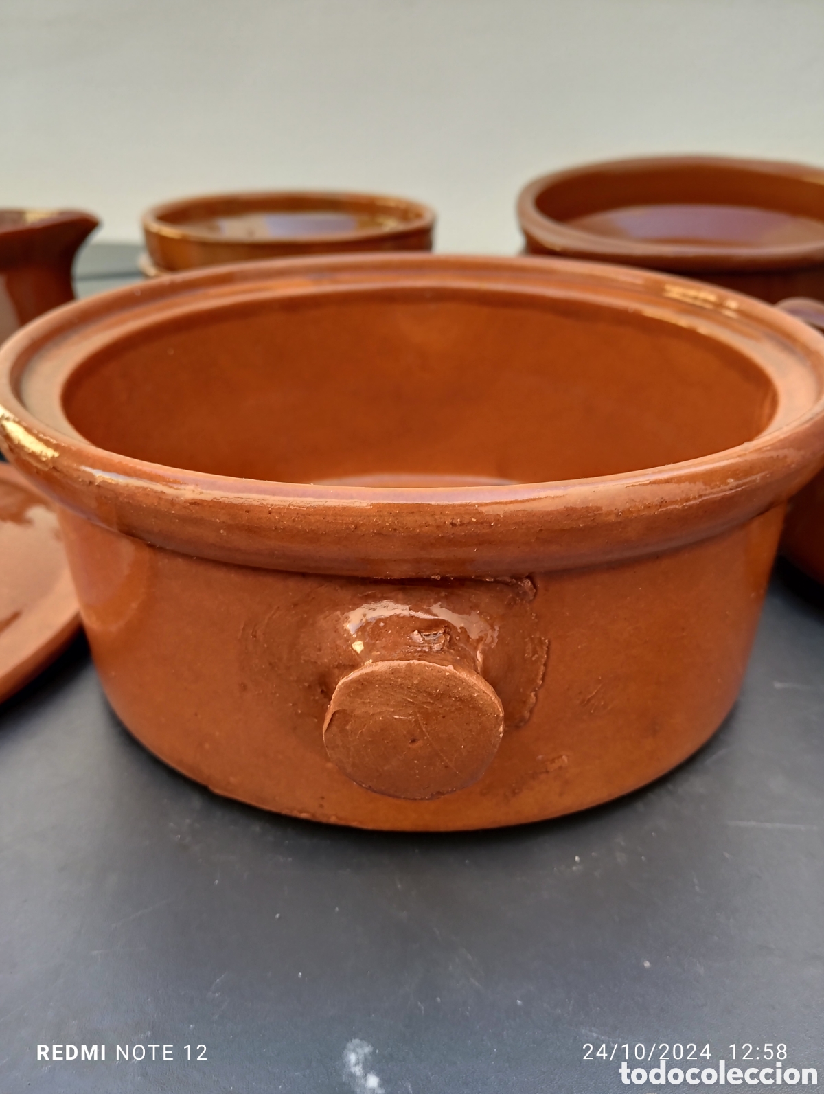 Antig&uuml;edades: JUEGO DE OLLA Y CUENCOS - Foto 5