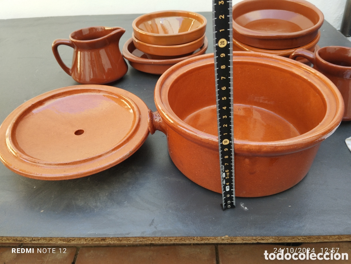 Antig&uuml;edades: JUEGO DE OLLA Y CUENCOS - Foto 8