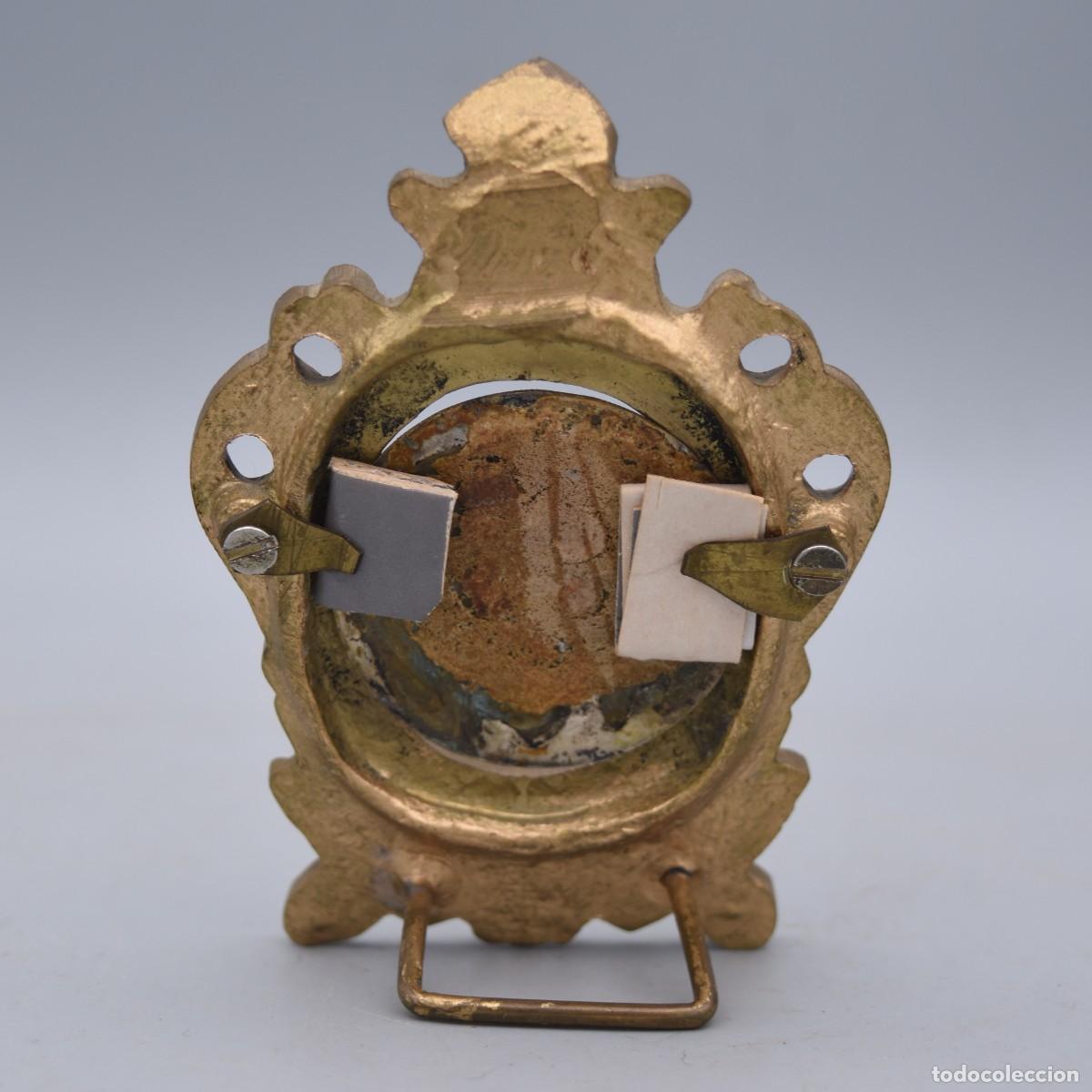 Antig&uuml;edades: Icono antiguo en marco de bronce - Foto 5