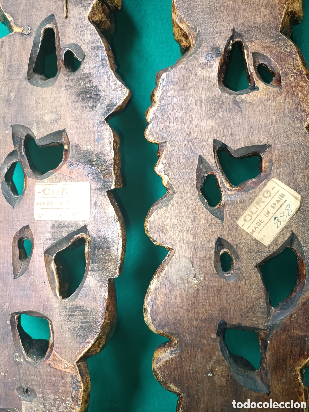 Antig&uuml;edades: Guirnalda madera, casa ouro - Foto 7