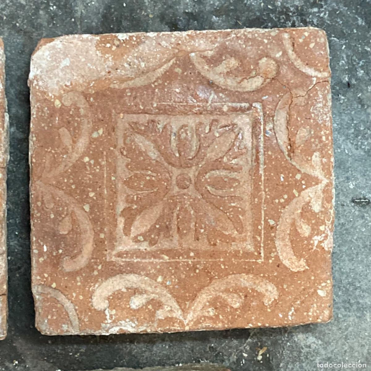 Antig&uuml;edades: Lote de Azulejos S.XVI - Manises? - Foto 3