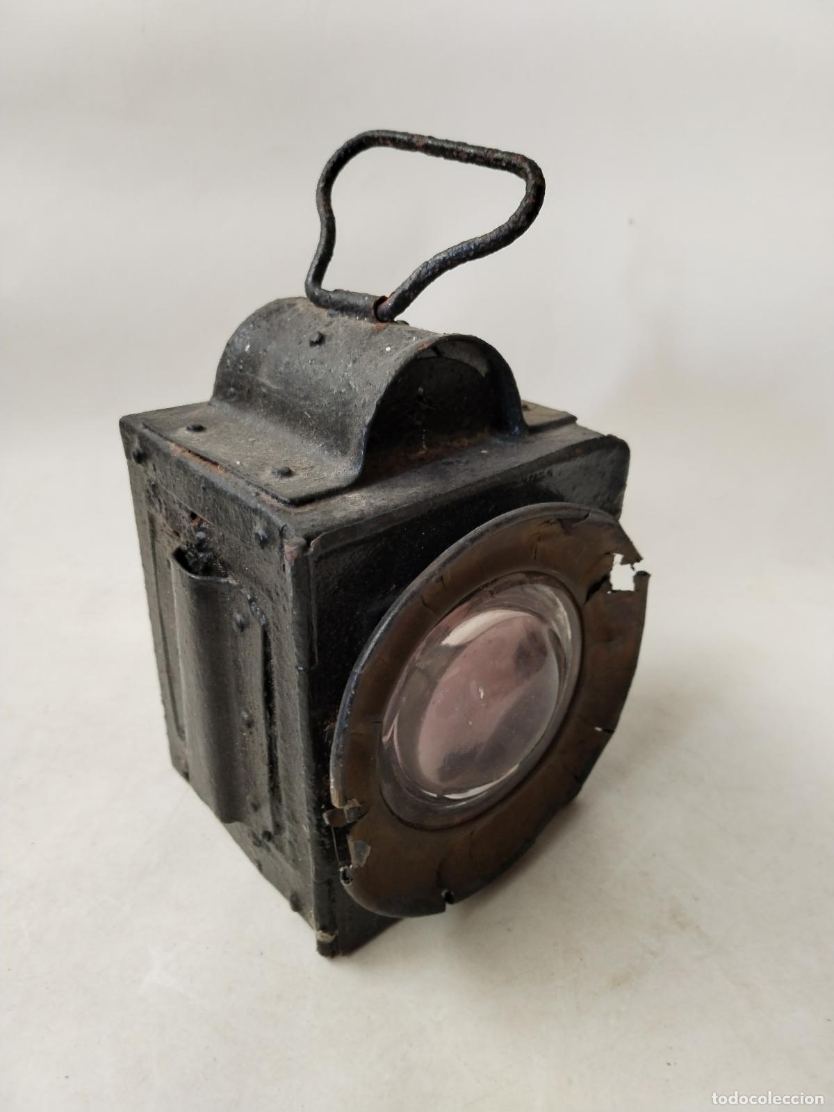 Antig&uuml;edades: antiguo farol ferroviario - Foto 3