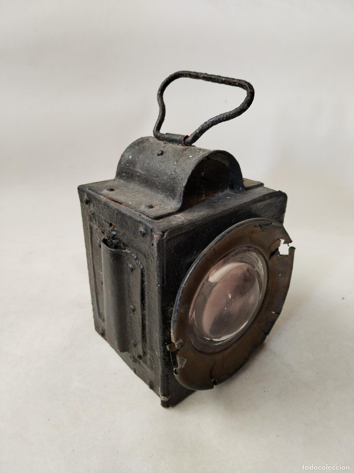 Antig&uuml;edades: antiguo farol ferroviario - Foto 1
