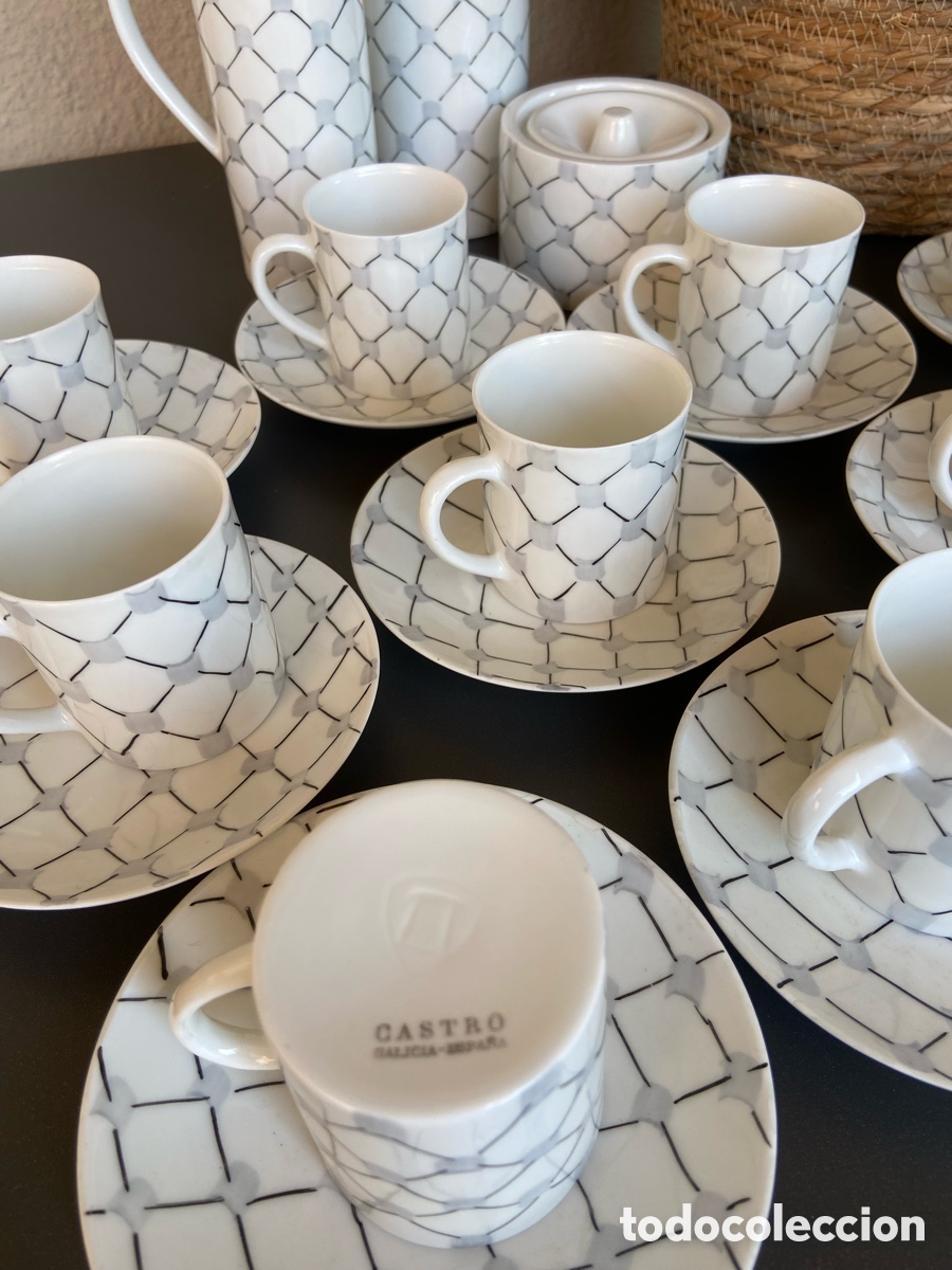 Antig&uuml;edades: Juego de caf&eacute; &ldquo;Castro Sargadelos&rdquo; - Foto 2