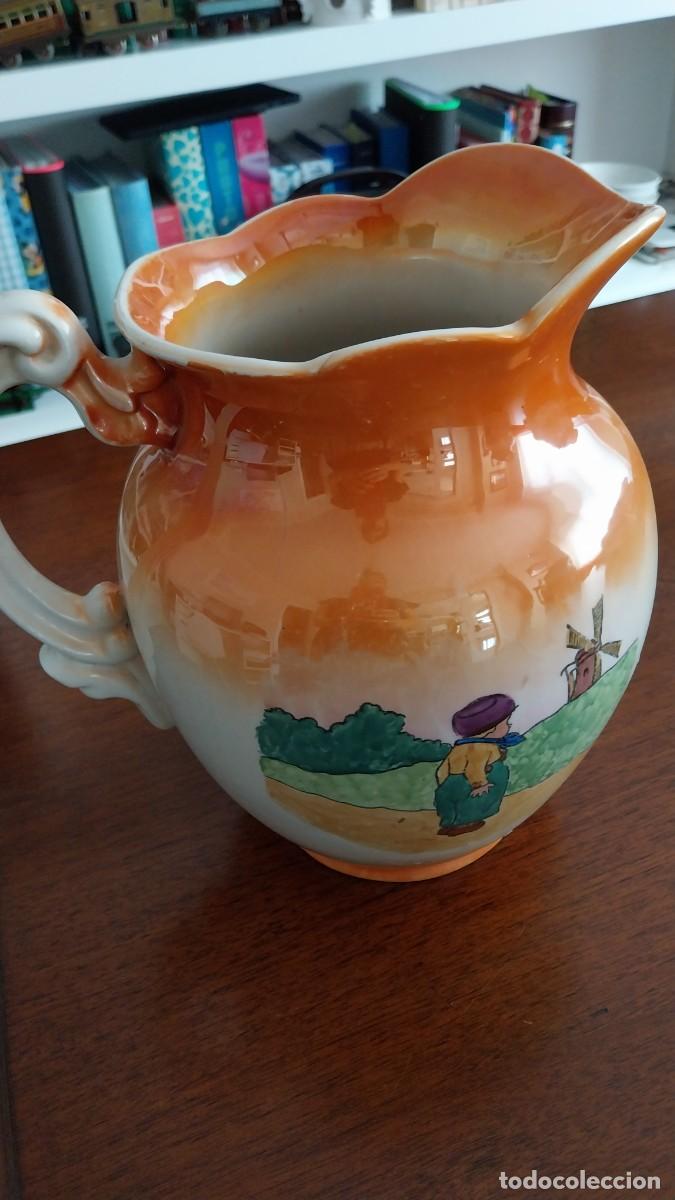 Antig&uuml;edades: Jarra antigua tocador con dibujos - Foto 6