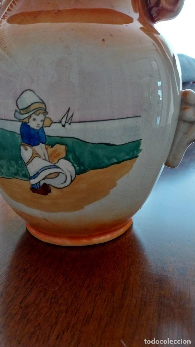 Antig&uuml;edades: Jarra antigua tocador con dibujos - Foto 7