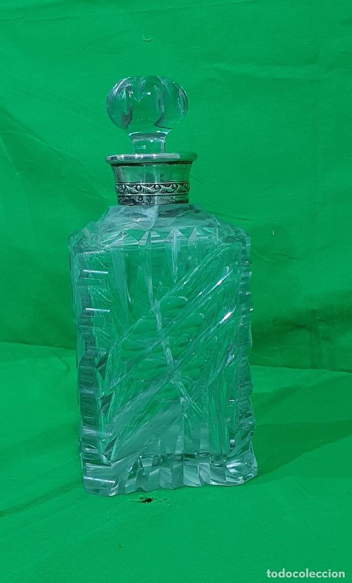 Antig&uuml;edades: -Licorera cristal tallado - Foto 2