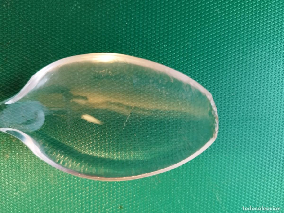 Antig&uuml;edades: Cuchar&oacute;n cristal. Siglo XX - Foto 2