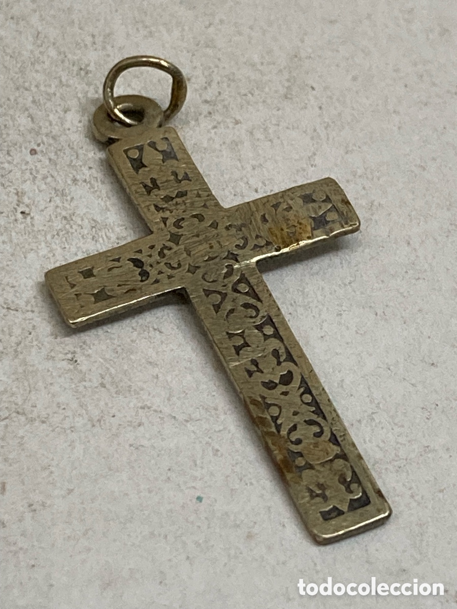 Antig&uuml;edades: Cruz de plata religiosa C331 - Foto 1