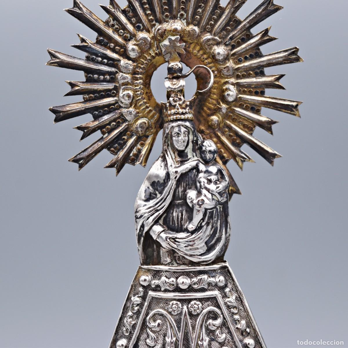Antig&uuml;edades: Virgen del Pilar de plata - Foto 3