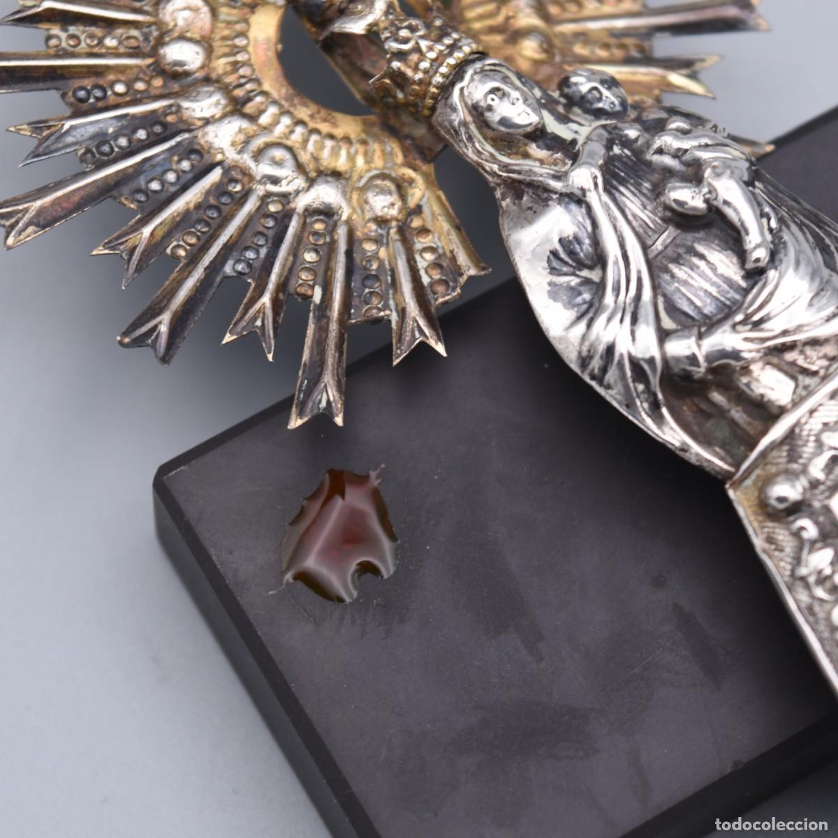 Antig&uuml;edades: Virgen del Pilar de plata - Foto 8