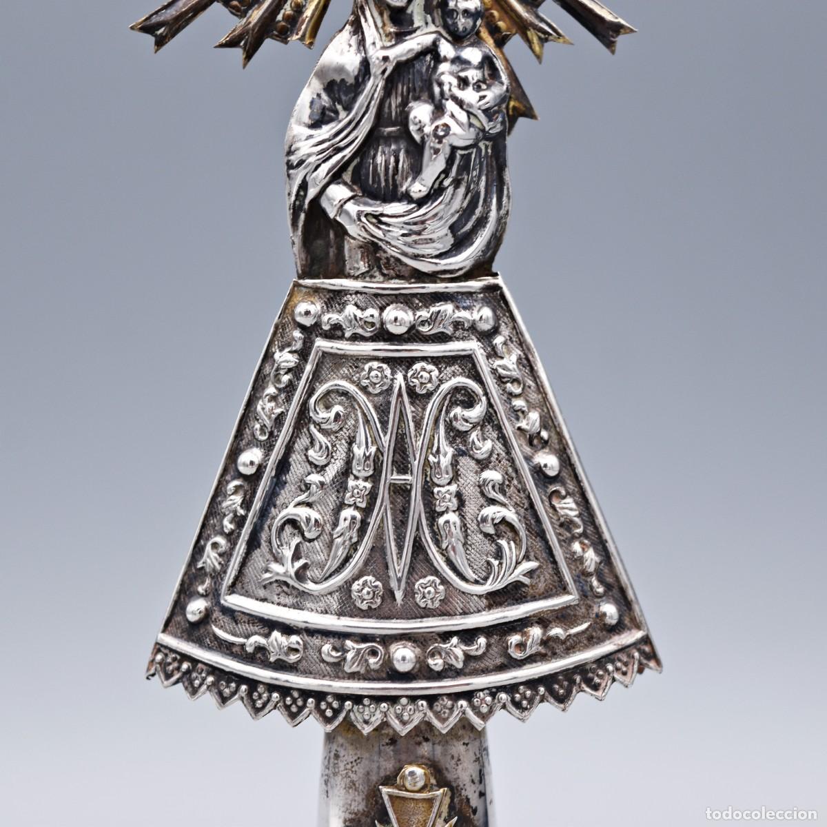 Antig&uuml;edades: Virgen del Pilar de plata - Foto 9