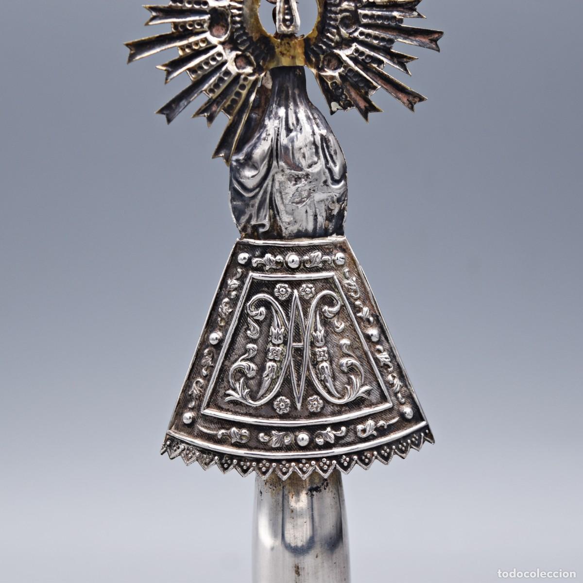 Antig&uuml;edades: Virgen del Pilar de plata - Foto 15