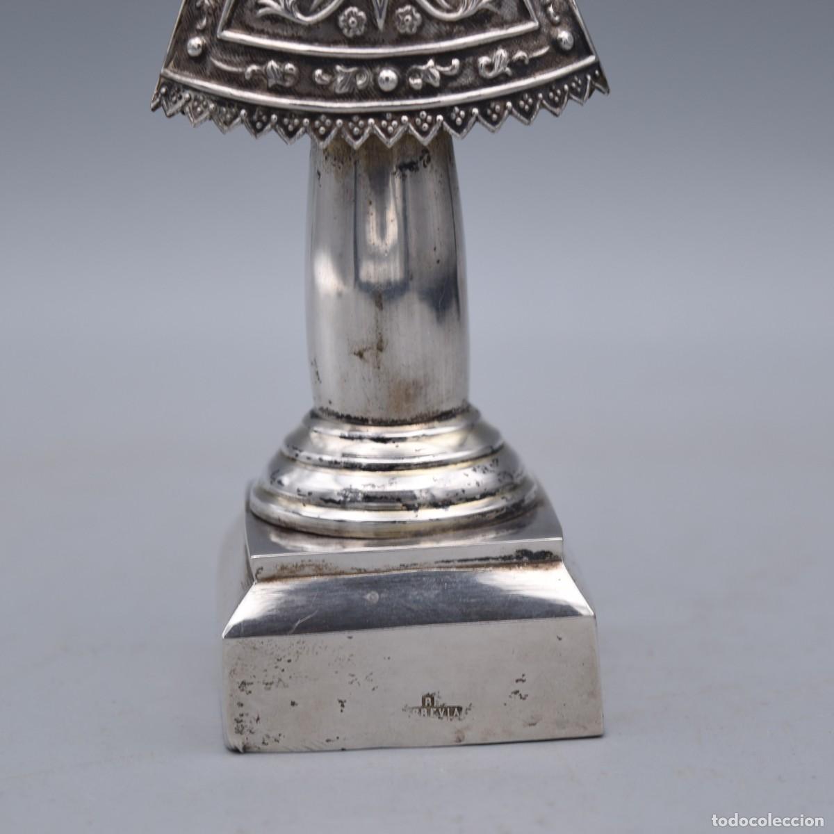 Antig&uuml;edades: Virgen del Pilar de plata - Foto 16