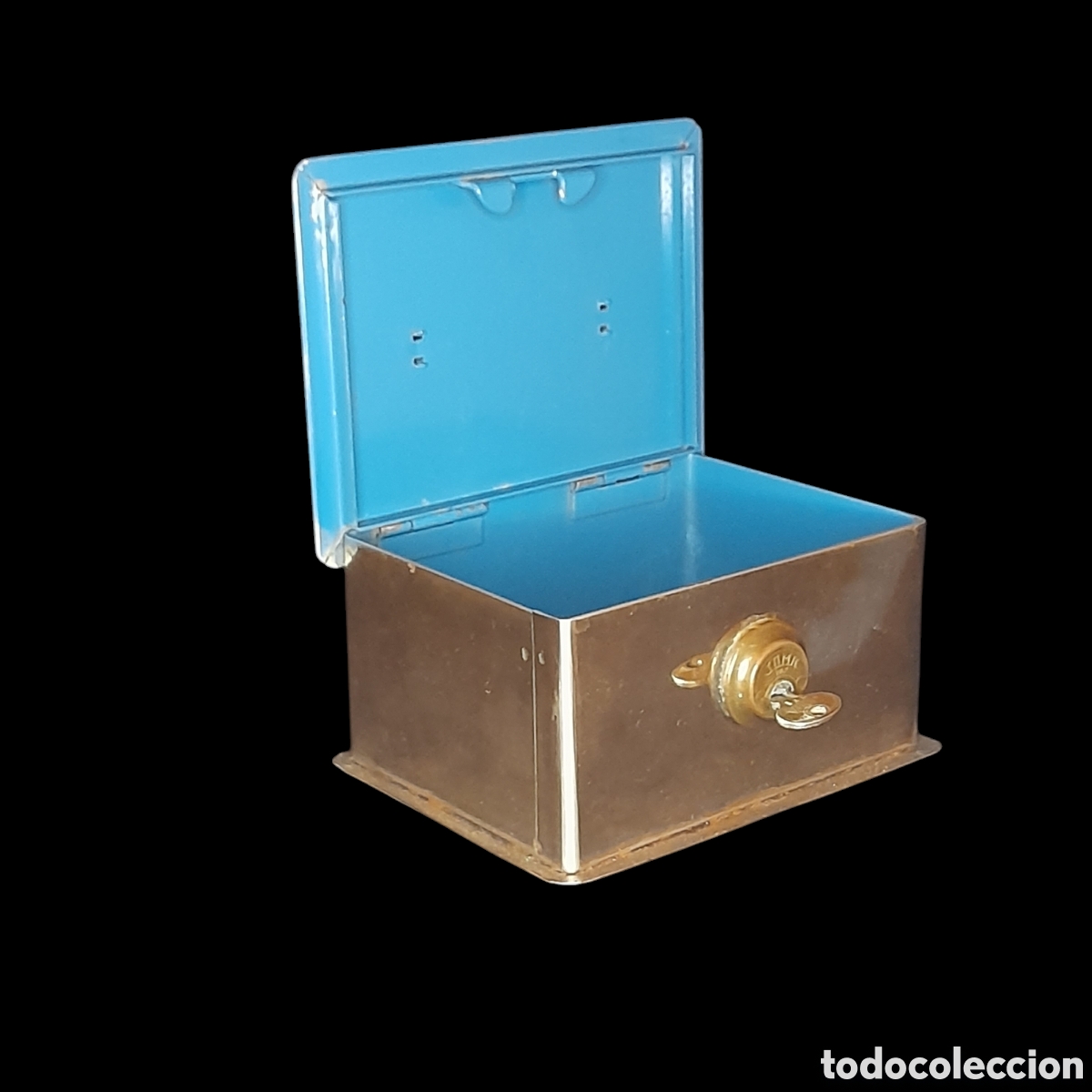 Antig&uuml;edades: Caja de caudales vintage. - Foto 1