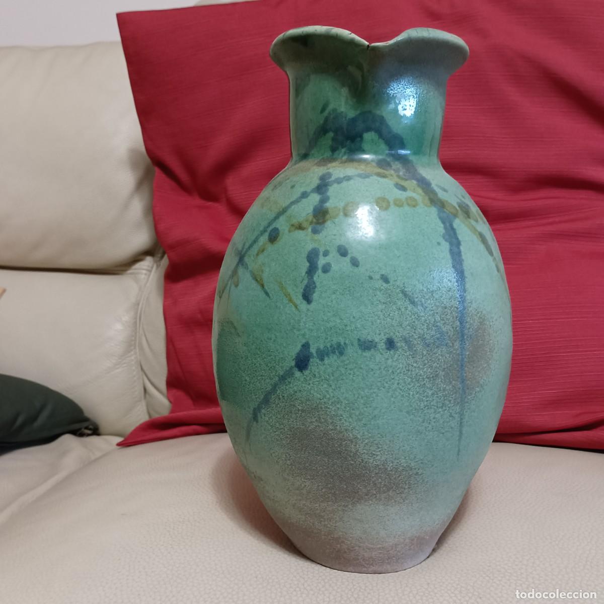 Antig&uuml;edades: JARRON DECORACION HECHO A MANO SIN TORNO - Foto 3