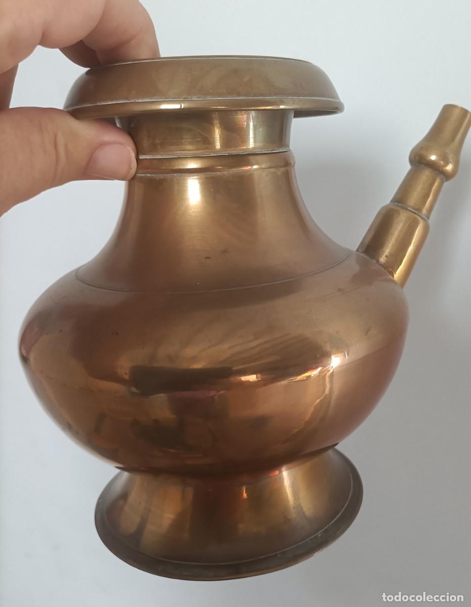 Antig&uuml;edades: Antigua Jarra de bronce o laton - Foto 1
