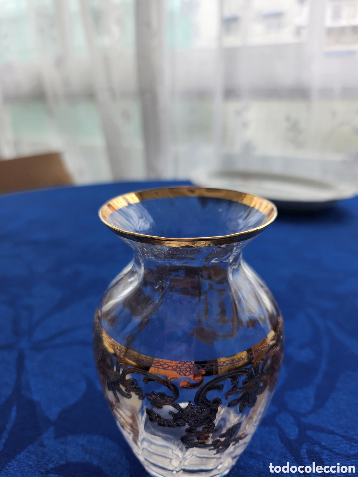 Antig&uuml;edades: Jarron de cristal plomado - Foto 3