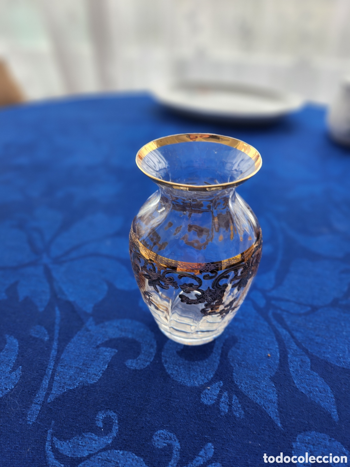 Antig&uuml;edades: Jarron de cristal plomado - Foto 4