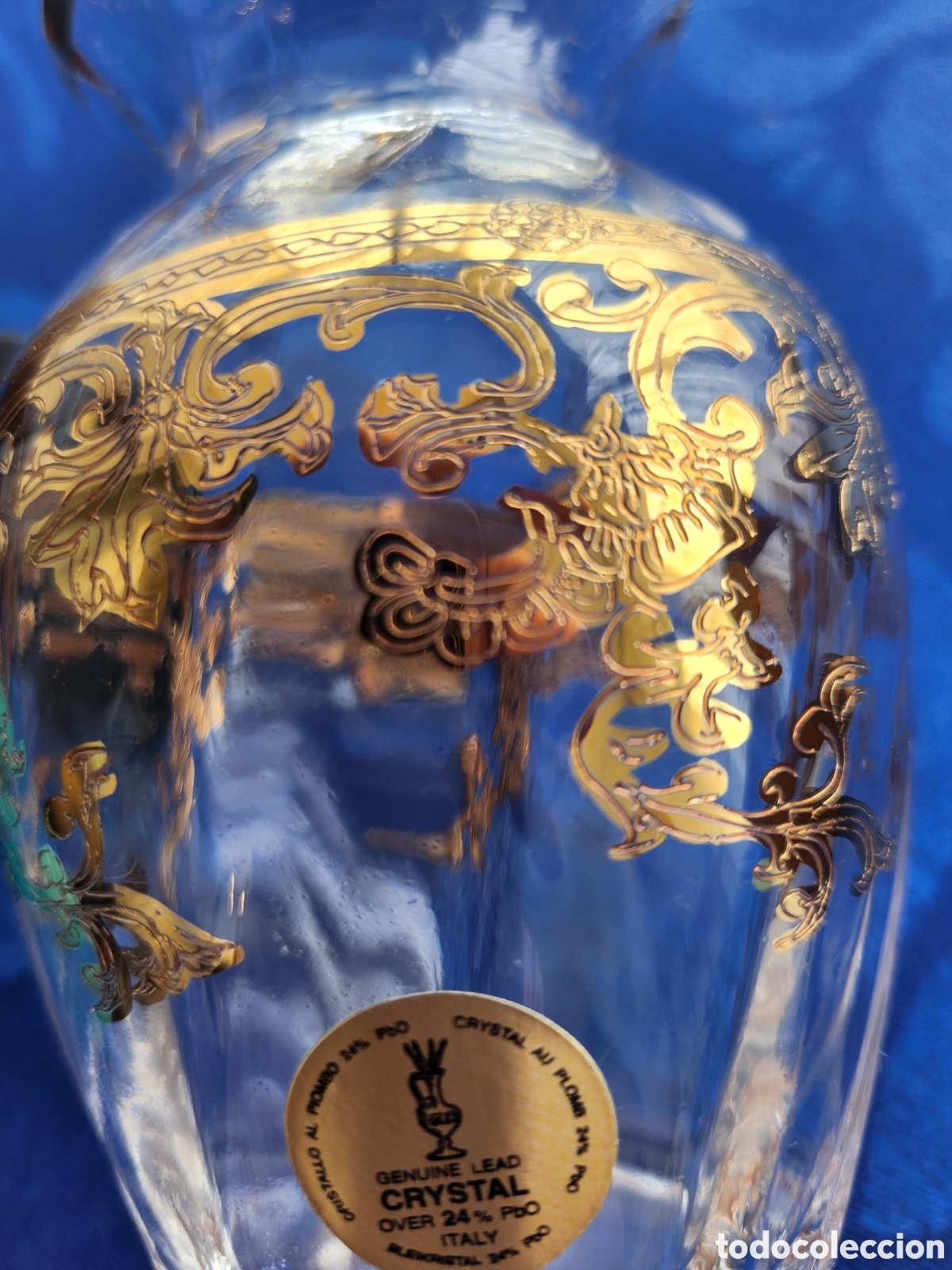 Antig&uuml;edades: Jarron de cristal plomado - Foto 1