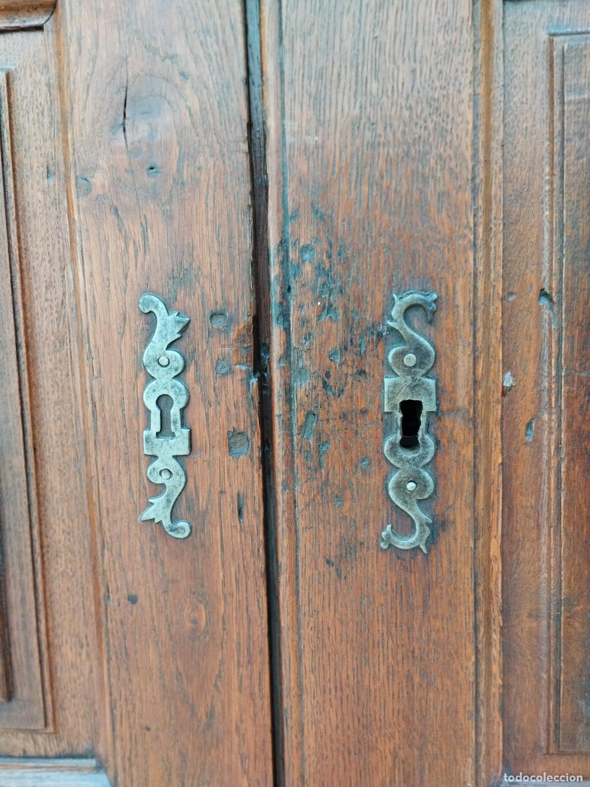 Antig&uuml;edades: Alacena platero s. XVIII - Foto 7