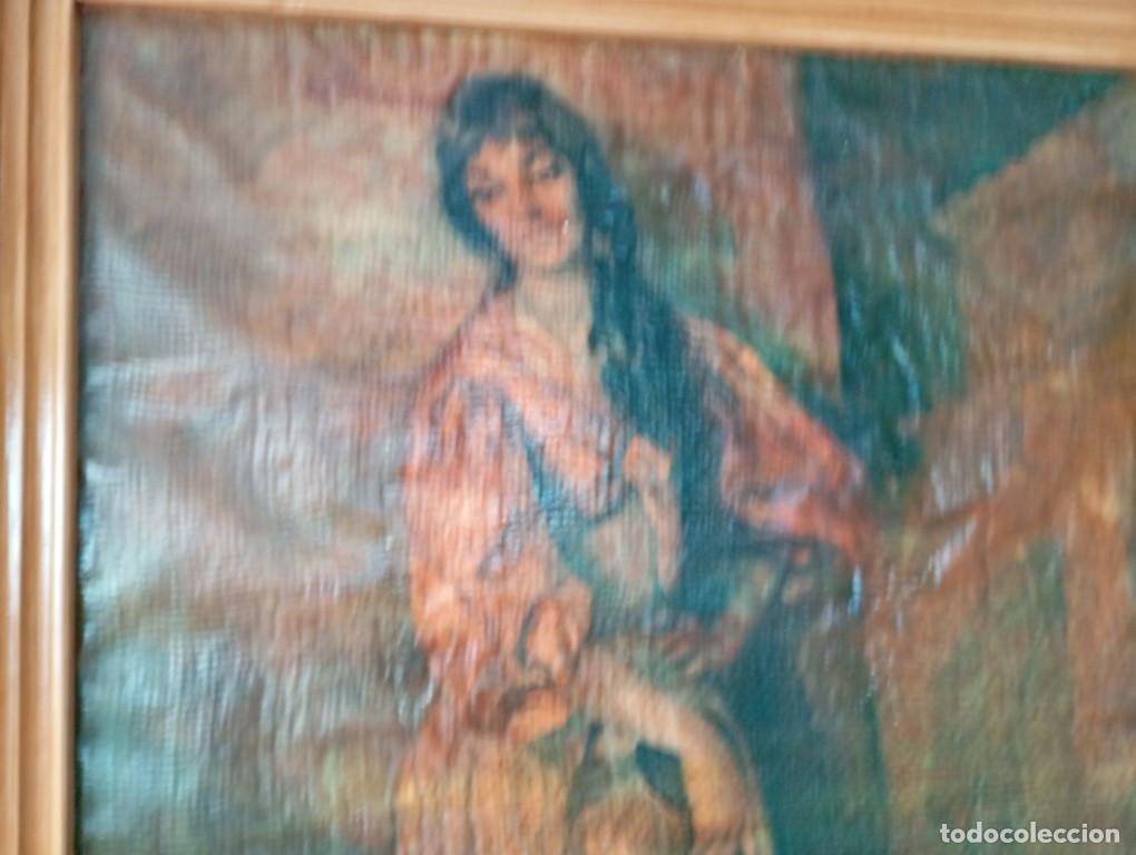 Antig&uuml;edades: cuadro lamina antigua con marco - Foto 2