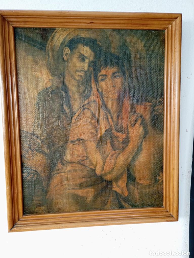 Antig&uuml;edades: cuadro con grabado antiguo o marco - Foto 1