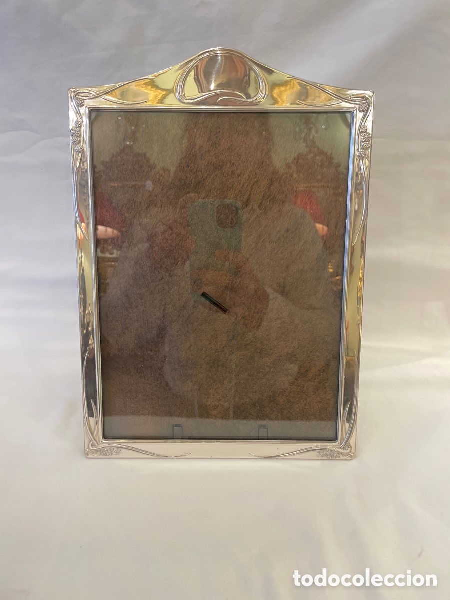 Antiquit&auml;ten: Marco de plata. 24 x 18 cm