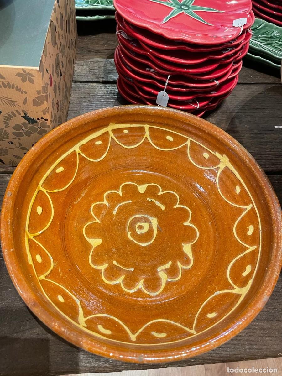 Antig&uuml;edades: LEBRILLO ANTIG&Uuml;O DE BARRO ESMALTADO - Foto 4