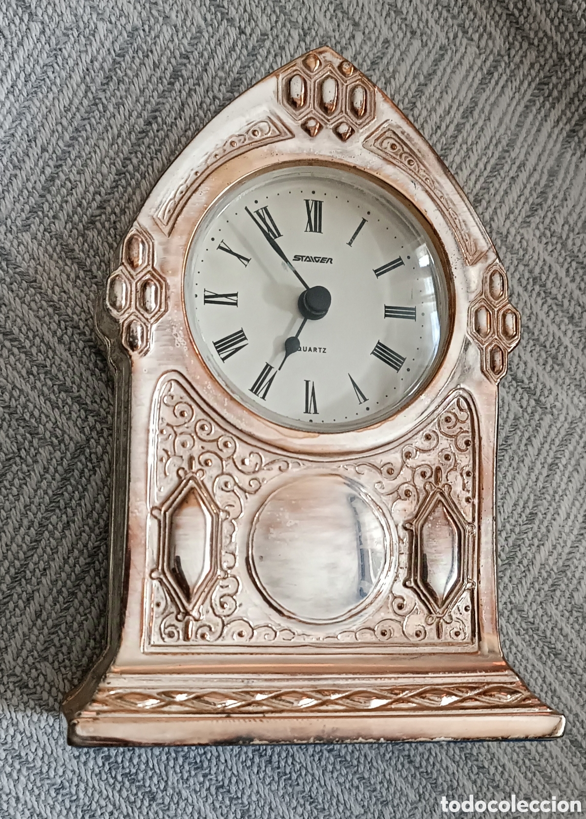 Antig&uuml;edades: Reloj de sobremesa STAIGER, METAL - Foto 1