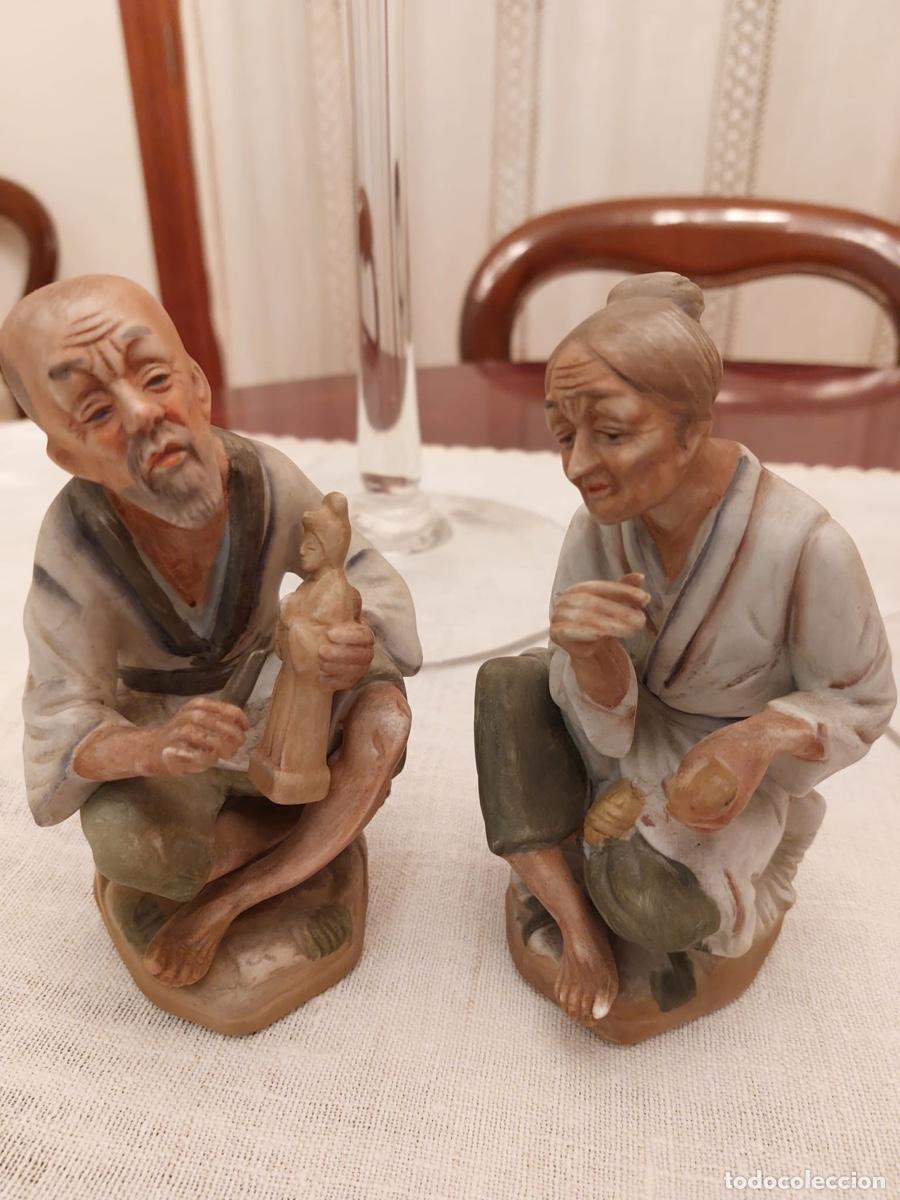 Antiques: FIGURAS PORCELANA FINA BISCUIT