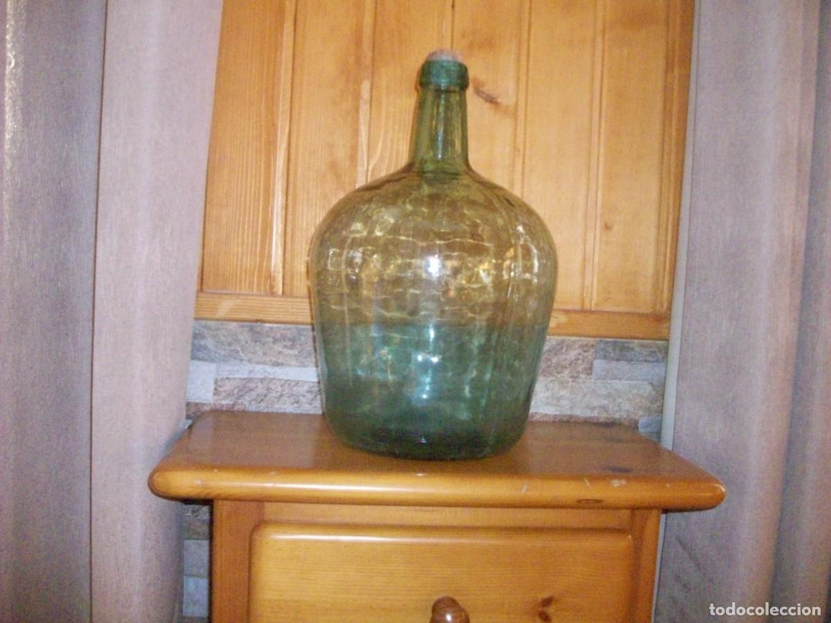 Antig&uuml;edades: Garrafa antigua cristal - Foto 2
