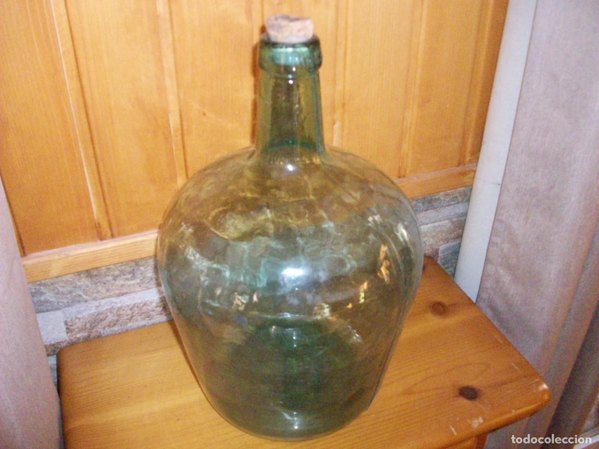 Antig&uuml;edades: Garrafa antigua cristal - Foto 4
