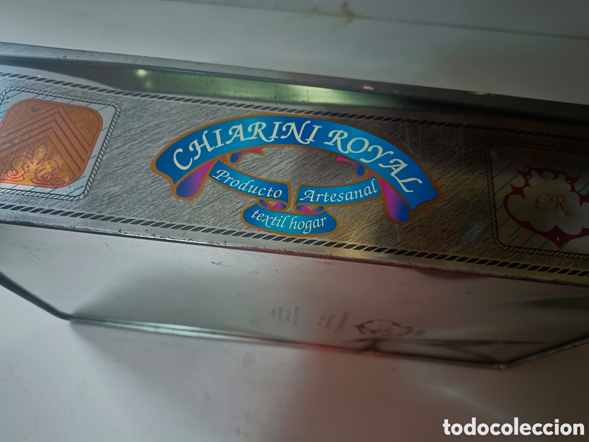 Antig&uuml;edades: Caja mantas Charini Royal - Foto 6