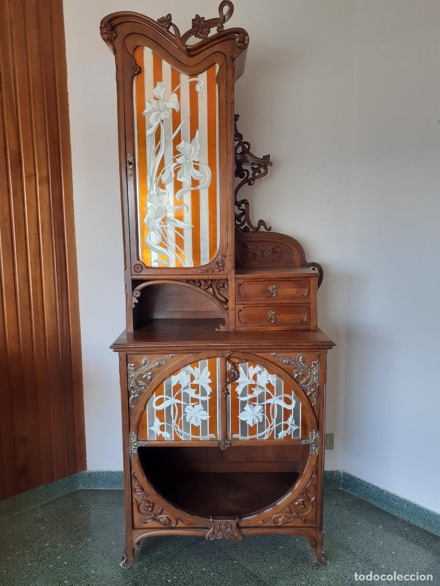 Antig&uuml;edades: MUEBLE MODERNISTA TIPO VITRINA - Foto 4