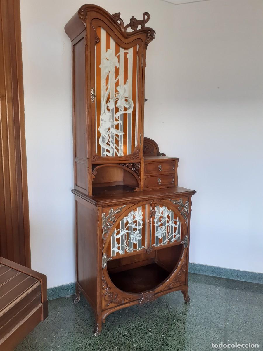 Antig&uuml;edades: MUEBLE MODERNISTA TIPO VITRINA - Foto 5