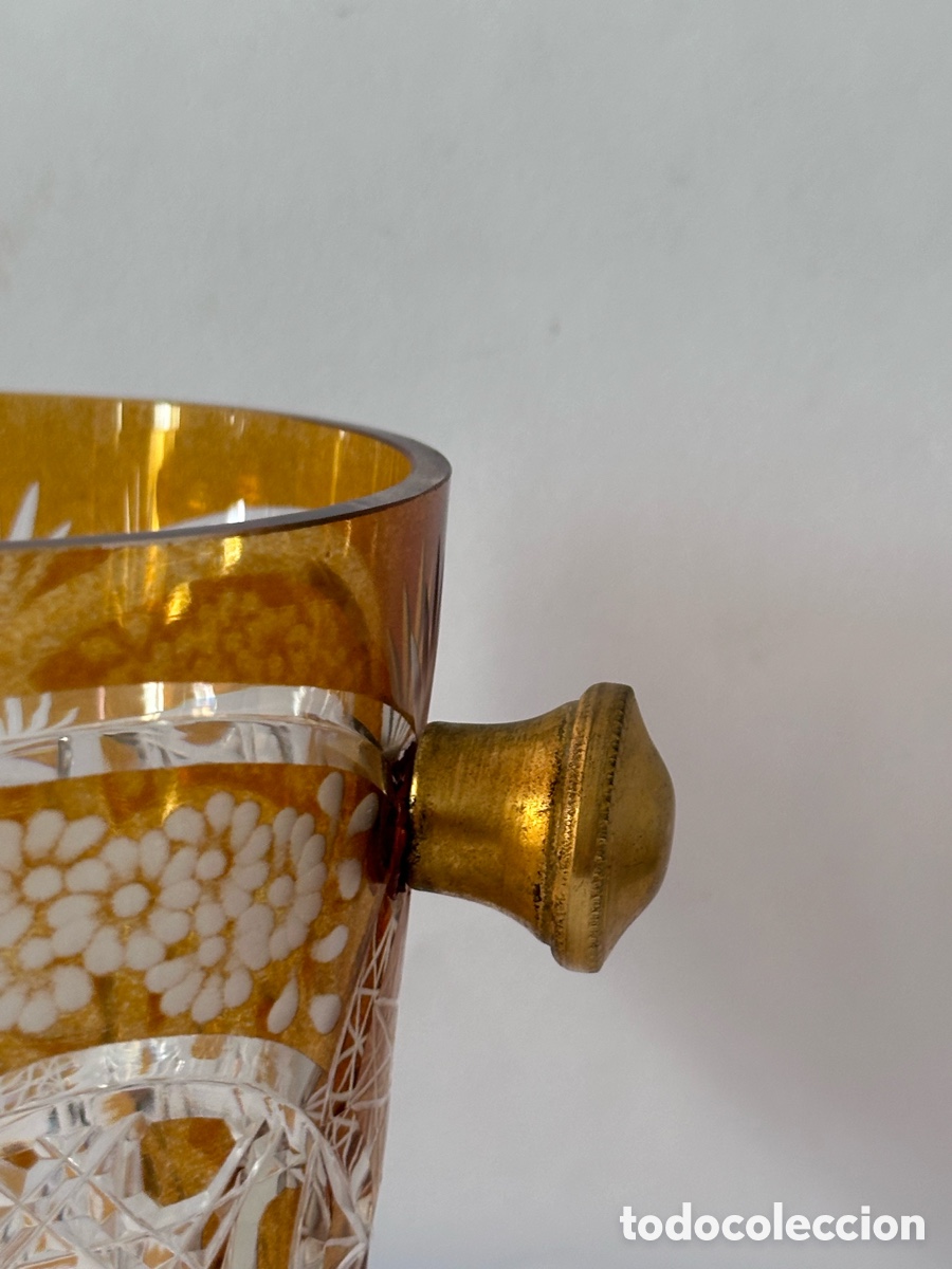 Antig&uuml;edades: Cubitera Cristal de Bohemia - Foto 4