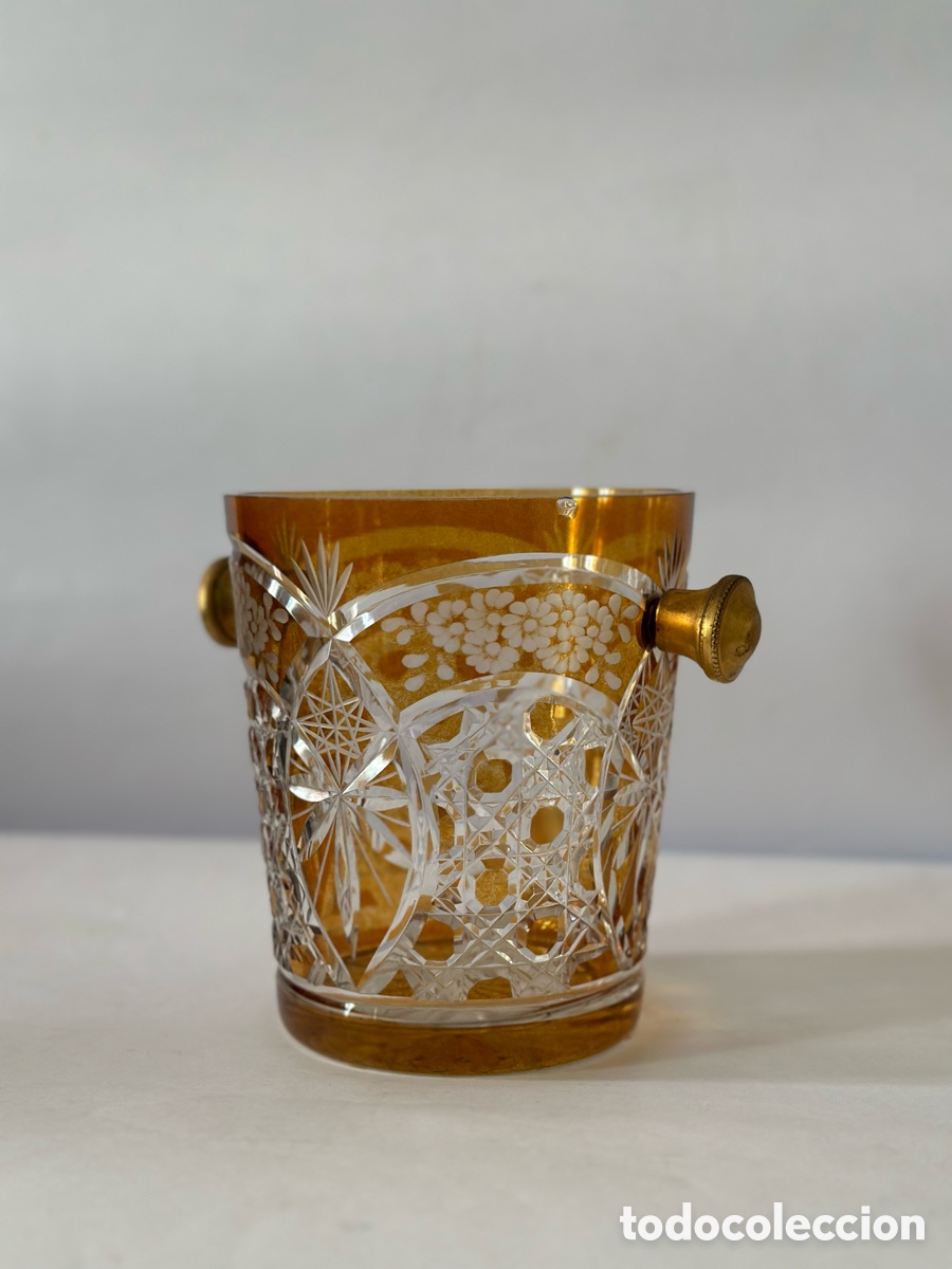 Antig&uuml;edades: Cubitera Cristal de Bohemia - Foto 9