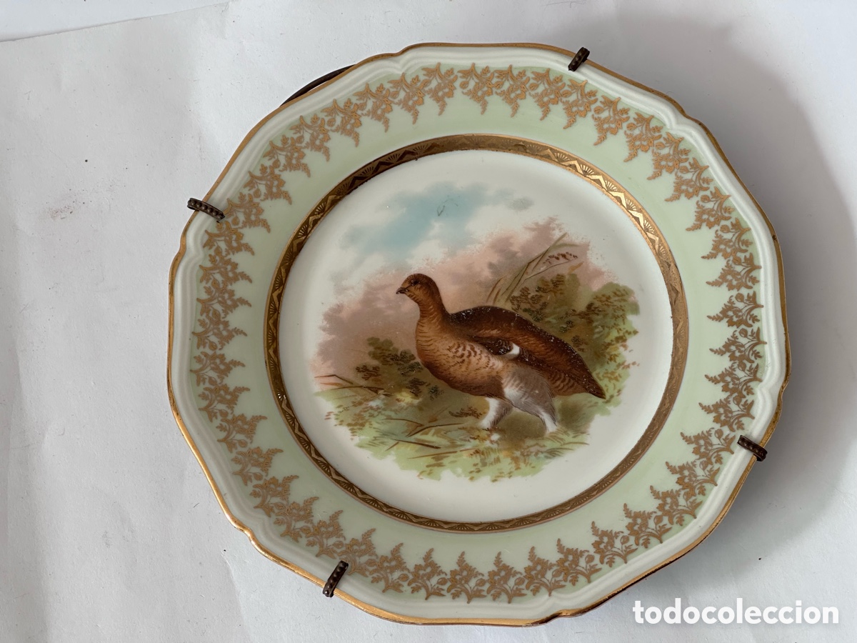 Antig&uuml;edades: Plato Limoges Dure Pyrodecor - Foto 4