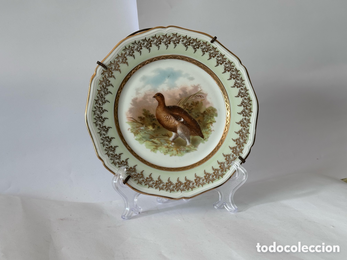 Antig&uuml;edades: Plato Limoges Dure Pyrodecor - Foto 5