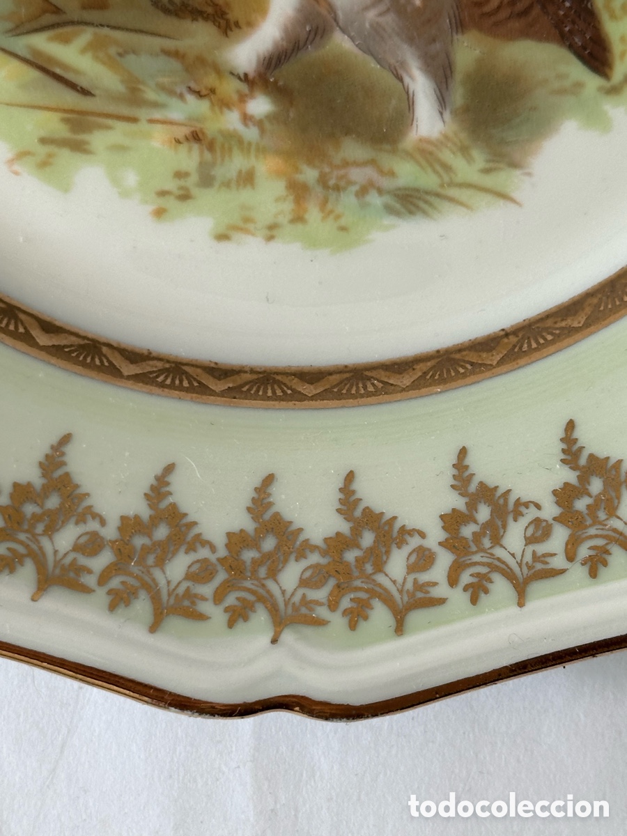 Antig&uuml;edades: Plato Limoges Dure Pyrodecor - Foto 7