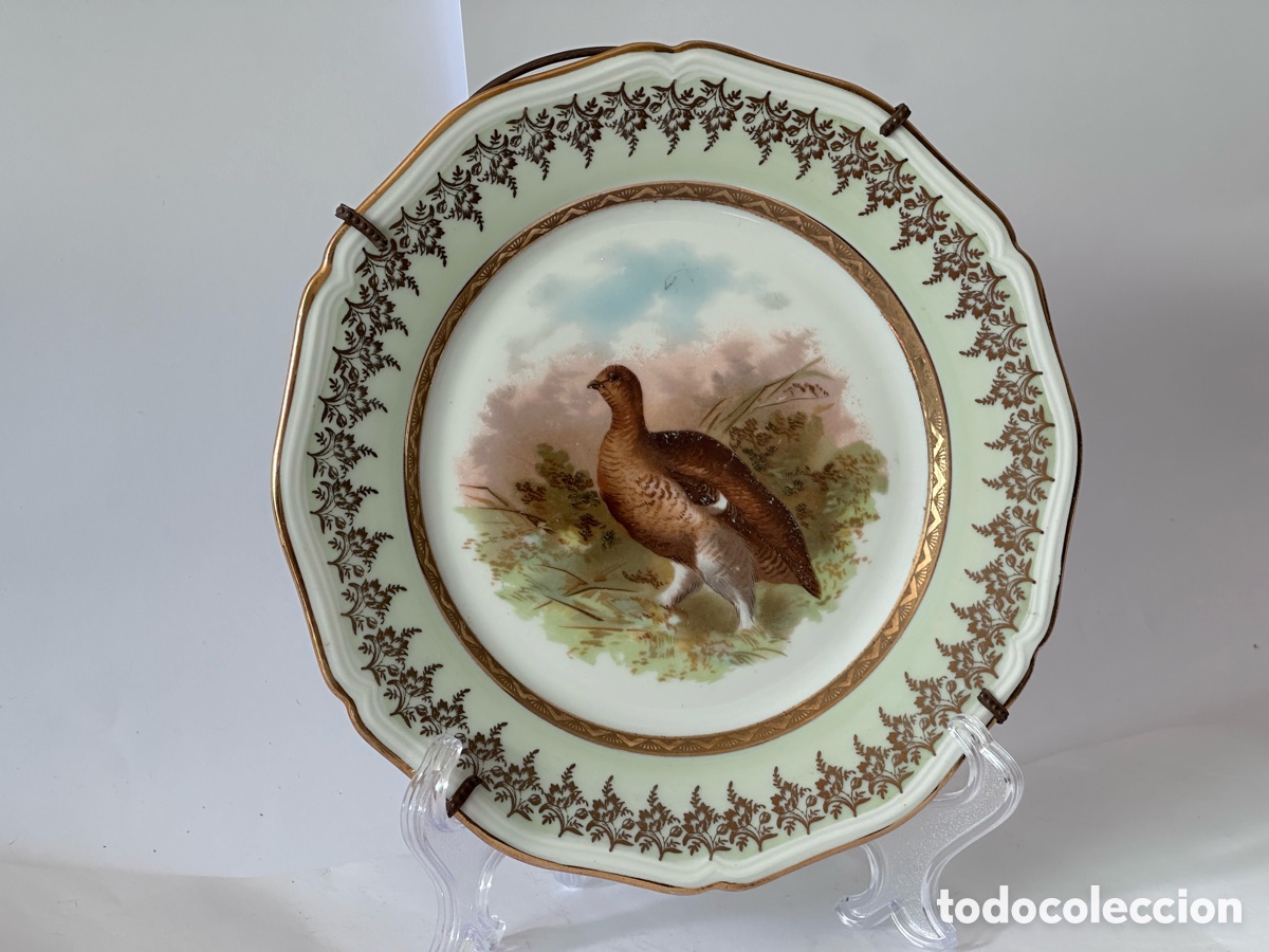 Antig&uuml;edades: Plato Limoges Dure Pyrodecor - Foto 1