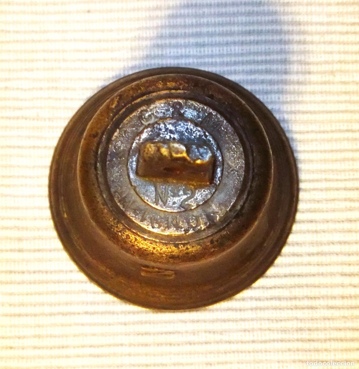 Antig&uuml;edades: PEQUE&Ntilde;A CAMPANA DE BRONCE CON EL N&ordm; 2 DE AVIGNON - Foto 4