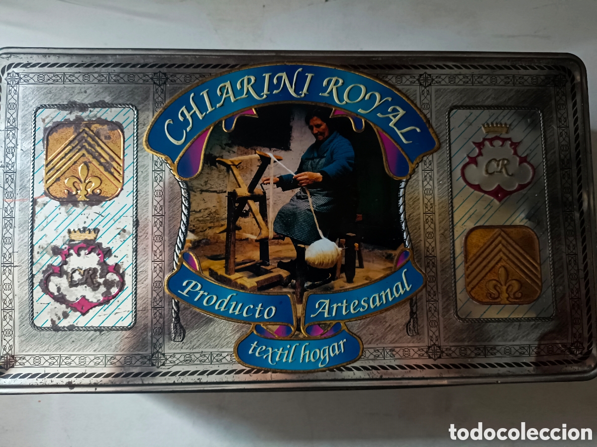Antig&uuml;edades: Caja mantas Charini Royal - Foto 1