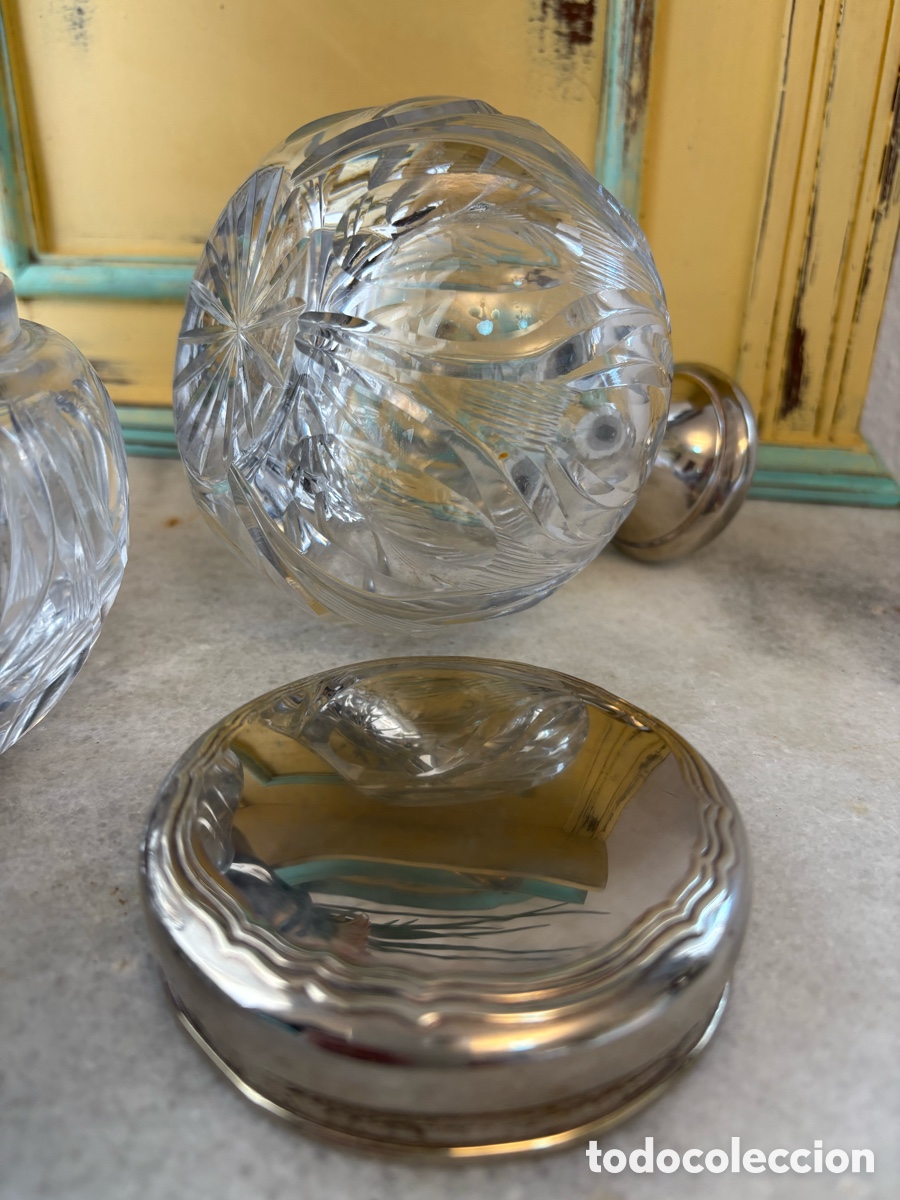 Antig&uuml;edades: ALPACA Y CRISTAL TALLADO. - Foto 4