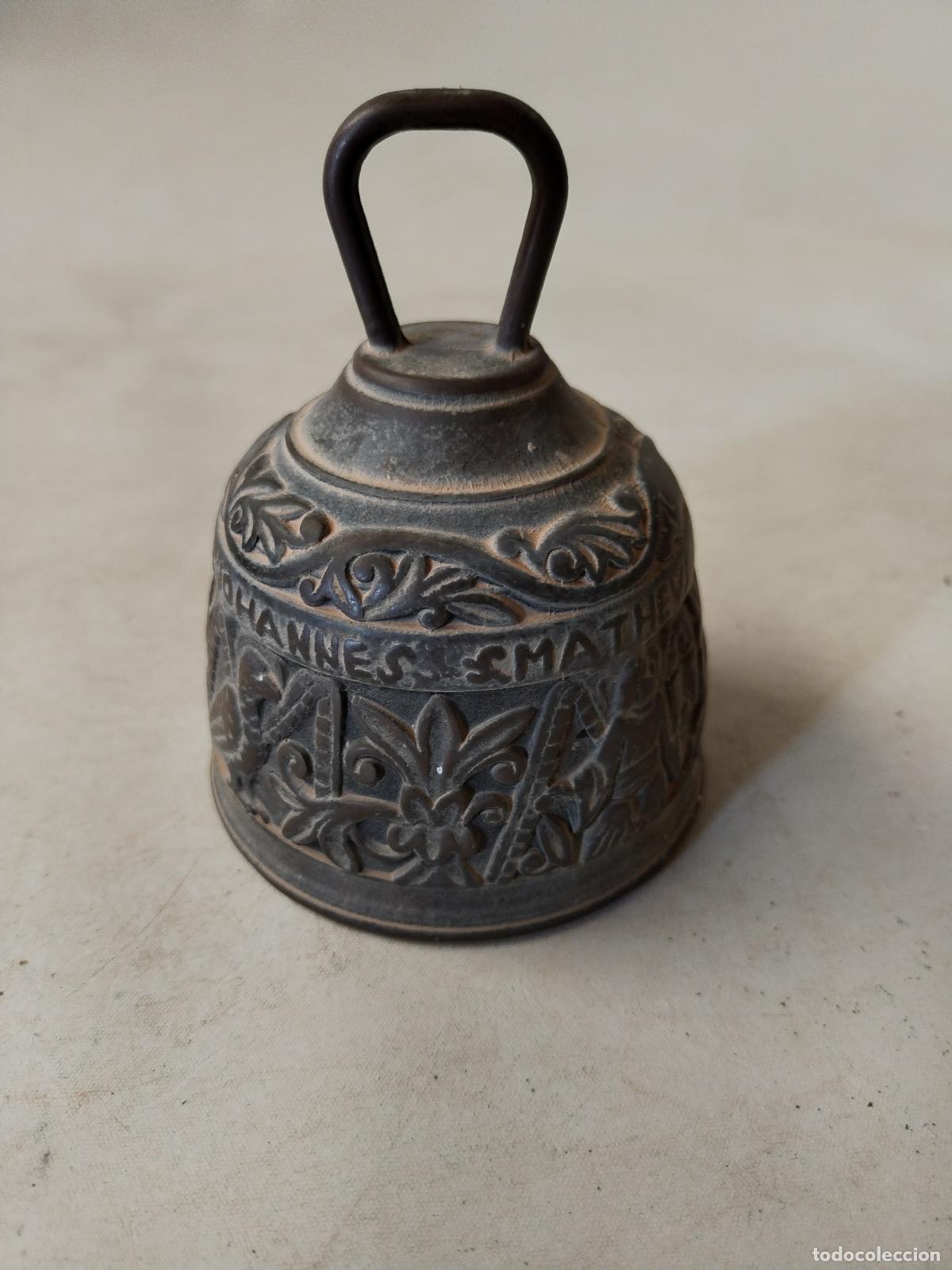 Antig&uuml;edades: campana de bronce johannes s.mathew - Foto 4